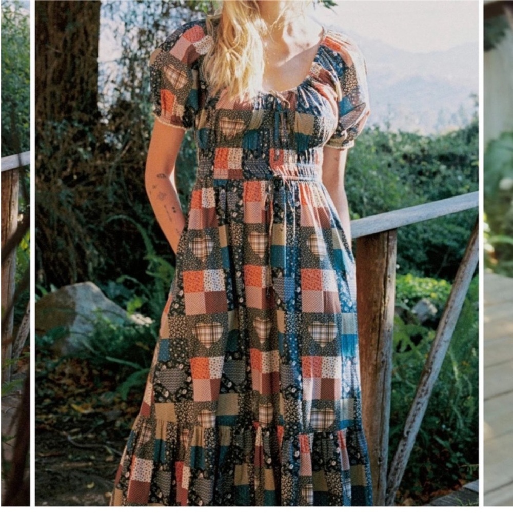 Christy dawn patchwork brynne dress size xs